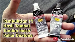 Hasil dari Nambal tandon bocor kemarin