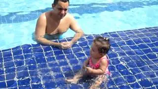 Agua na piscina
