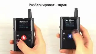 Retekess TT126 Two-way Radio Tour Guide System For Riding Excursion Church Factory Conference