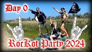 RocKot Party 2024 | Day 0 | Заезд, разгрузка, установка палаток, пища на костре, проблемы с током