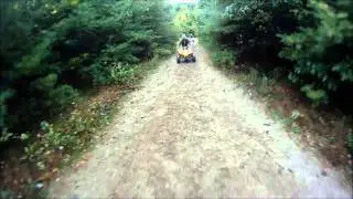 Tearing it up on the 4 wheelers