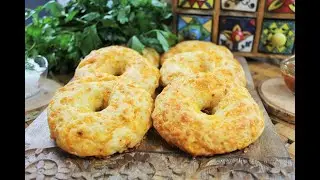 Творожно сырные колечки