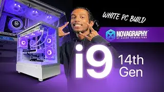 NOVAGRAPHY ගේ අලුත්  White Beast Build එක  |  i9 14th Gen & NZXT N7 Z790