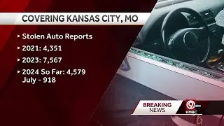 Kansas City crime:  Nearly 5,000 reports of stolen vehicles in 2024