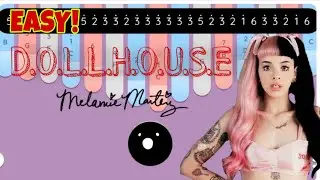 Dollhouse|Melanie Martinez|Kalimba/KEYLIMBA EASY TUTORIAL
