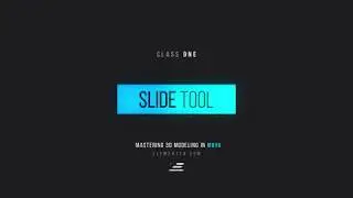 Intro to 3D Modeling in Maya / Slide Edges and Points