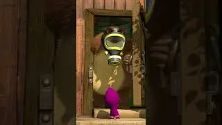 Tak Kasat Mata! 👀🧢 #mashaandthebear #MashadanBeruang #Shorts #TigaKaliBerturut #kartununtukanak