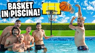 🏀 BASKET CHALLENGE in PISCINA!!! 💦