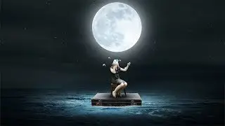 Child & Moon - Photoshop Fantasy Manipulation Tutorial