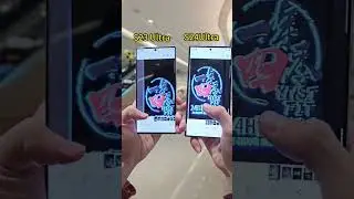 Samsung's new S24Ultra flagship mobile phone photography comparison of sub-flagship #shorts