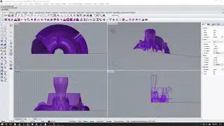 Rendered and Make2d section in Rhino