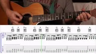 How to Play Chord to The Champion by The Score on Guitar with TAB