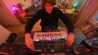 Rhythmic Chords & Glitchy Drums w/ Prophet Rev2 and Arturia Drumbrute Impact