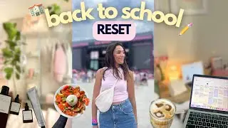 BACK TO SCHOOL : ma rentrée vlog (skin care, rose festival,reset)