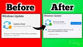 Fix All Windows Update Error Problems in Windows 11/10 (2024 Guide)