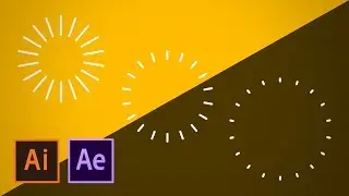 After Effects & Illustrator - Easy Smooth Circle Burst Tutorial