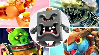 Super Mario Galaxy 2 & 1 All Bosses Fight (No Damage)