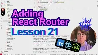 Lesson 21. Adding React Router (TypeScript, Node.js, React)