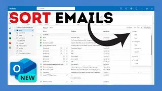 How To Sort Emails In New Outlooks