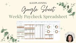 Paycheck Budget Spreadsheet Tour | Get Ready to Reorganize Your Finances with This Template!