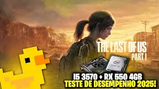 LOSSLESS SCALING - TESTE NO THE LAST OF US PART 1 NA (RX 550 + I5 3570) - 2025!