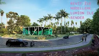 Revit Leonardo Glass Cube Modelleme ve Render