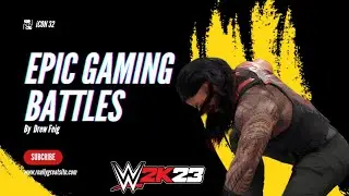 The Ultimate Showdown: Roman Reigns vs Batman in WWE2K23