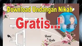 Gratis download undangan pernikahan cdr