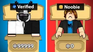 Verified Account vs Noob Account in Roblox Pls Donate...