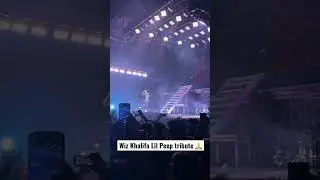 Wiz Khalifa Lil Peep tribute 🙏 