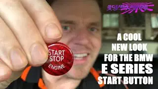 Carbon Red Start Button Cover - VERY EASY!!