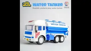 Ratna's My First Wheels Friction Powered Water Tanker Realistic Toy