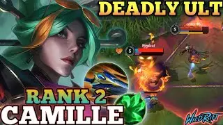 CAMILLE TOPLANE KILLER MVP PLAY! PERFECT ULT COMBO - TOP 2 GLOBAL CAMILLE BY craze16 - WILD RIFT