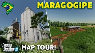 “MARAGOGIPE” FS22 MAP TOUR! | NEW BRAZILIAN MOD MAP! | Farming Simulator 22 (Review) PS5.