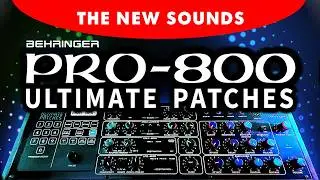 BEHRINGER PRO-800 | The 300 All-New Synth Presets / Sounds / Patches!