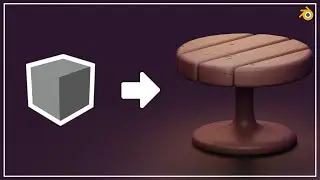 Wooden Table in Blender 3.4 - 3D Modeling Process - 3D Art Owl