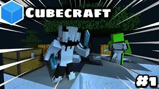 Playing Skywar in Cubecraft Games #1 / LaroGamer
