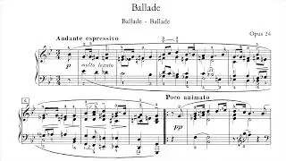 E. Grieg - Ballade Op. 24