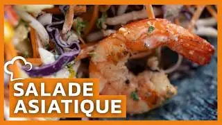 Salade asiatique aux gambas | Recette Food’Cuisine