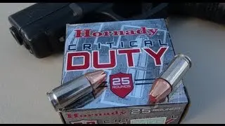 9mm +P Hornady CRITICAL DUTY Ammo Gel Test