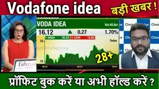 Vodafone idea share latest news,buy or not ,vi share analysis,vi share latest news,idea share target