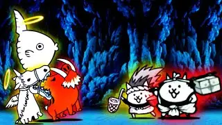курьер и рамен разносят ул 4 Abyss Gazers батл кэтс the battle cats UL 4 crown