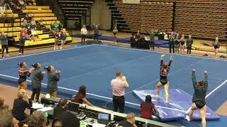Jaylene Everett NCAA Temple University Gymnastics 1/14/18 Floor 9.825 at Towson