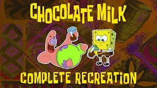 SpongeBob Got Chocolate Milk Commercial [HQ Recreation]