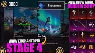 New Wow Redeem Shop | How To Complete Stages And Get Wow Coins | WOW Shop|PUBGM