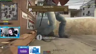 #74 SHROUD PLAYS MATCHMAKING IN GLOBAL ELITE ON OLD DUST2 FT Just9n