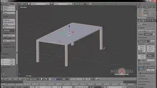 Tutorial animasi 3d blender 2.79 | modeling meja