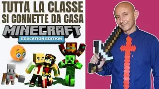 HOW TO CONNECT THE ENTIRE CLASS TO MINECRAFT EDUCATION EDITION  WHILE EVERYONE IS AT HOME