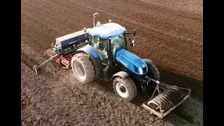 New Holland plowing, sowing grain 2021  // New Holland orka, sianie zboża 2021