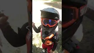 Kid Rides KTM 50 Dirt Bike #SHORTS